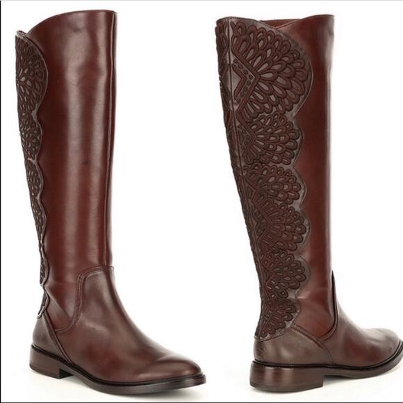 Gianni Bini Alybeth Embroidered Riding Boots - Picture 2 of 13